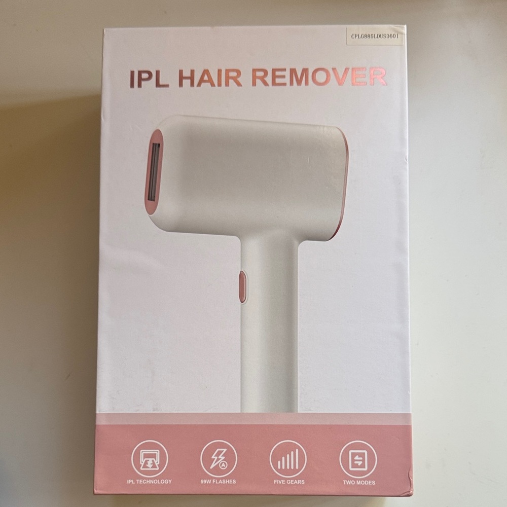 IPL Hair Remover - White and Pink